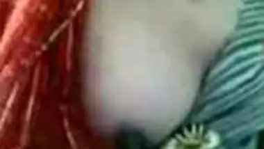 Cute desi girl?s boobs fondled and sucked by lover