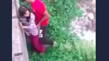 Desi village girl standing fucking