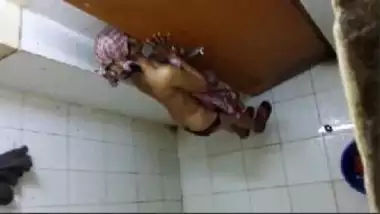 Indian Filming Newly Married Bhabhi Bathing