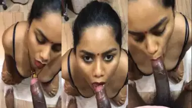 Chubby beauty sucking dick of her husband?s friend