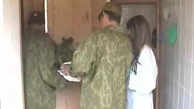 Girl was in the sauna