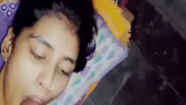 I suck my BF?s big dick for the first time and get fucked